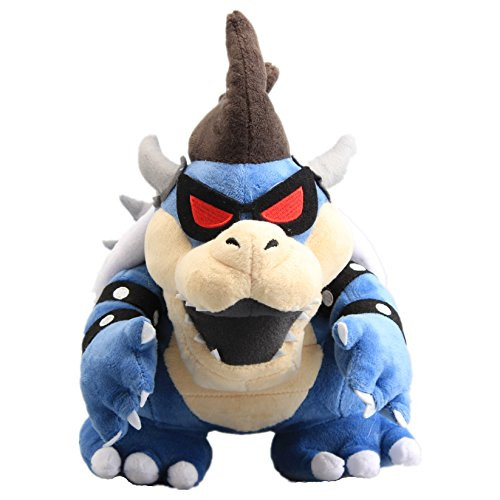 uiuoutoy Super Mario Bros Dark Koopa Bowser King Plush 12"