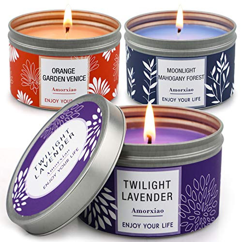 Scented Candles Gifts Set for Women, Aromatherapy Candles for Home Scented, Highly Scented Handmade Organic Soy Wax with Strongly Fragrance Essential Oils for Relaxing Stress Relief Scented Candles Gifts Set for Women, Aromatherapy Candles for Home Scented, Highly Scented Handmade Organic Soy Wax with Strongly Fragrance Essential Oils for Relaxing Stress Relief