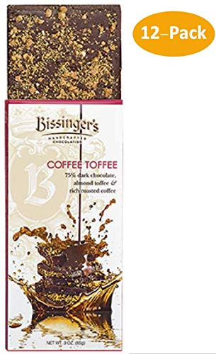 Bissinger's Chocolate Gift Sets (Dark Chocolate Coffee Toffee 12-Pack)