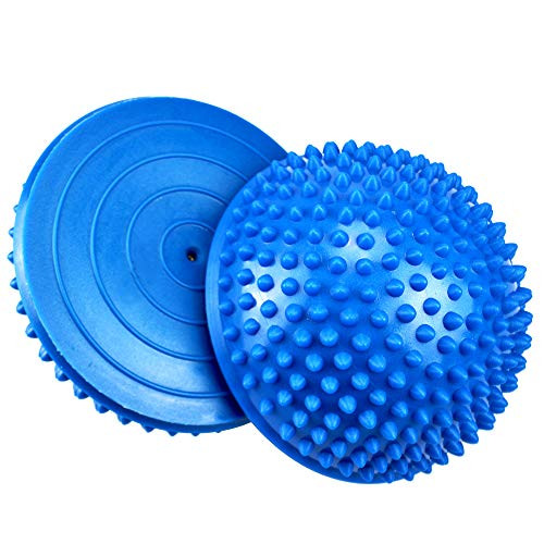 2PCS Hedgehog Balance Pods, Pimples Pilates Ball, Half Spiky Fitness Domes for Kids Adults Sports, Foot Massage, Stability Training, Muscle Balancing Therapy, Motor Skills Yoga Gymnastics Exercise 2PCS Hedgehog Balance Pods, Pimples Pilates Ball, Half Spiky Fitness Domes for Kids Adults Sports, Foot Massage, Stability Training, Muscle Balancing Therapy, Motor Skills Yoga Gymnastics Exercise