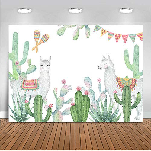 Mocsicka Cactus Backdrop Llama Taco Bout Mexican Fiesta Photo Backdrops Cactus Baby Shower Birthday Party Photography Background -7x5ft- Mocsicka Cactus Backdrop Llama Taco Bout Mexican Fiesta Photo Backdrops Cactus Baby Shower Birthday Party Photography Background -7x5ft-