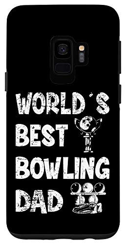 Galaxy S9 World´s Best Bowling Dad Bowling Ball Men Bowler Gift Case
