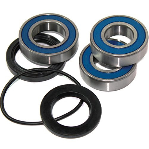 Caltric Rear Wheel Ball Bearings  and  Seals Kit Compatible with Kawasaki Zx-6R Ninja Zx636 Zx-636 2005 2006 2013 2014