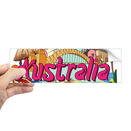 DIYthinker Kangaroo Harbour Bridge Australia Graffiti Rectangle Bumper Sticker Notebook Window Decal