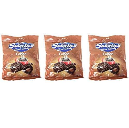 Bonart Sweeties Hard Candy Intense Coffee Flavor -3 Pack, Total of 21oz-