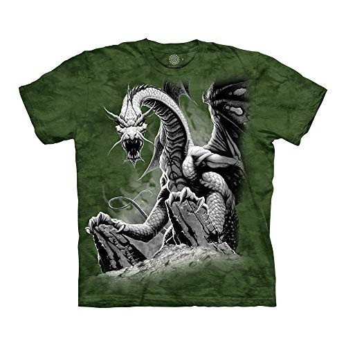 The Mountain Black Dragon Adult T-Shirt, Green, XL The Mountain Black Dragon Adult T-Shirt, Green, XL