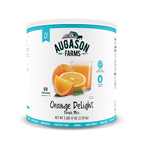 Augason Farms Orange Delight Drink Mix 5 lbs 11 oz No. 10 Can Augason Farms Orange Delight Drink Mix 5 lbs 11 oz No. 10 Can
