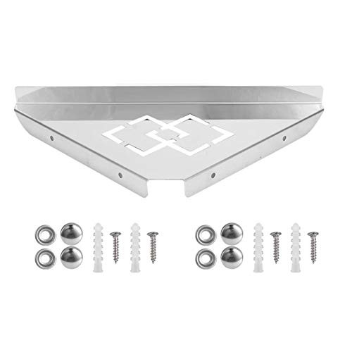 Operalie Bathroom Corner Shelf,Stainless Steel Triangular Storage Shelf Shower Corner Shelf Rack Organizer for Home Hotel -Punch-