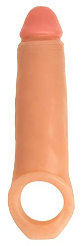 Curve Novelties 2 Inch Penis Enhancer with Ball Strap Flesh