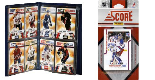 NHL New York Rangers Licensed 2011 Score Team Set and Storage Album