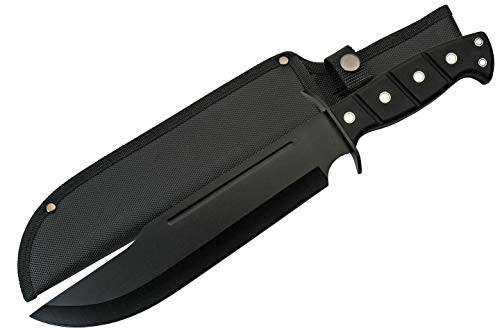 SZCO Supplies 15"" Backyard Bowie Knife, Black -211514-PL- SZCO Supplies 15"" Backyard Bowie Knife, Black -211514-PL-