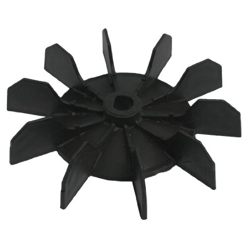 Aexit Replacement 0.5" Electrical equipment Inner Bore 10 Impeller Air Compressor Motor Fan Blade Black