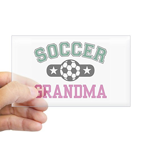 CafePress Soccer Grandma Rectangle Sticker Rectangle Bumper Sticker Car Decal