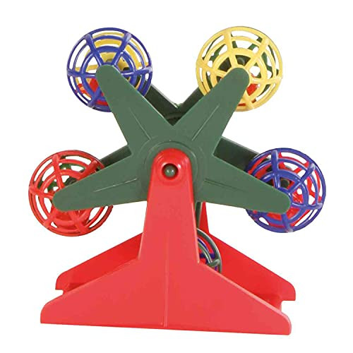 Trixie Ferris Wheel With Little Rattling Balls For Bird, 10cm