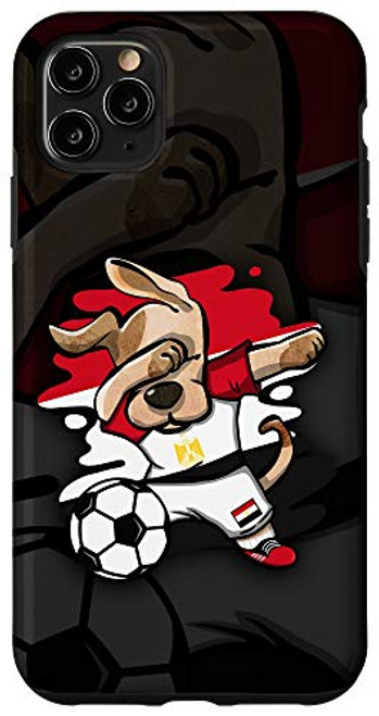 iPhone 11 Pro Max Dabbing Dog Egypt Soccer Fans Jersey Egyptian Flag Football Case iPhone 11 Pro Max Dabbing Dog Egypt Soccer Fans Jersey Egyptian Flag Football Case