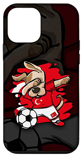 iPhone 12 mini Dabbing Dog Turkey Soccer Fans Jersey Turkish Flag Football Case iPhone 12 mini Dabbing Dog Turkey Soccer Fans Jersey Turkish Flag Football Case