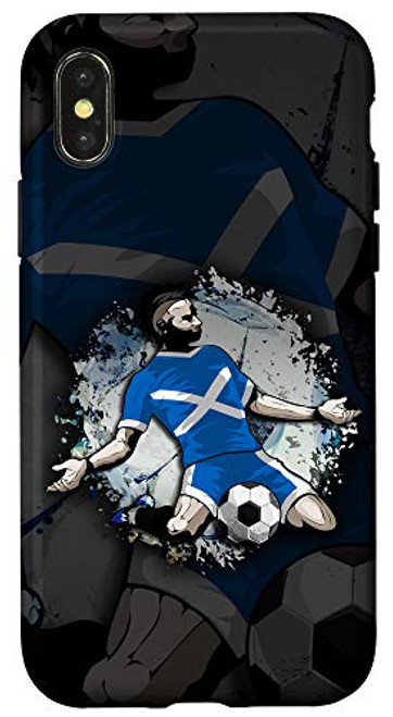 iPhone X/XS Scotland Soccer Scottish National Flag Football Lovers Art Case iPhone X/XS Scotland Soccer Scottish National Flag Football Lovers Art Case