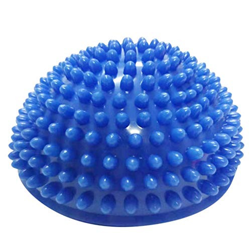 Efaster Spiky Massage Balls, Anti-Slip Foot Massage Ball Half Ball Massage Mat,PVC Foot Trigger Point Stress Relief Yoga Massager for Deep Tissue Back Massage/Foot Massager/Plantar Fasciitis -Blue- Efaster Spiky Massage Balls, Anti-Slip Foot Massage Ball Half Ball Massage Mat,PVC Foot Trigger Point Stress Relief Yoga Massager for Deep Tissue Back Massage/Foot Massager/Plantar Fasciitis -Blue-