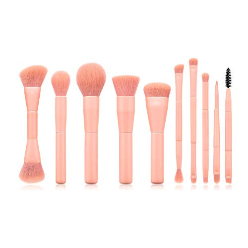 10 Pcs Makeup Brush Beauty Tools Foundation Brush Fan Brush Makeup Makeup Set