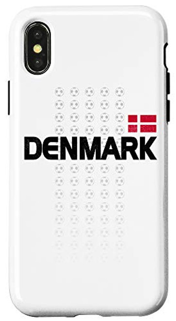 iPhone X/XS Denmark Soccer Fan Football Flag Danish Team Pride Futbol Case