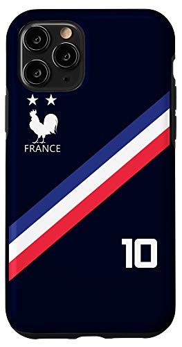 iPhone 11 Pro France Soccer Jersey Style French Pride Flags Fan Flag Case
