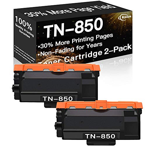 Nozaya Compatible High Yield Toner Cartridge Replacement for Brother TN850 TN-850 TN820 TN-820 -Black, 2-Pack- Nozaya Compatible High Yield Toner Cartridge Replacement for Brother TN850 TN-850 TN820 TN-820 -Black, 2-Pack-