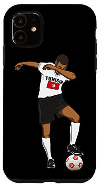 iPhone 11 Tunisia Soccer Fan Football Flag Tunisian Kids Funny Dabbing Case iPhone 11 Tunisia Soccer Fan Football Flag Tunisian Kids Funny Dabbing Case