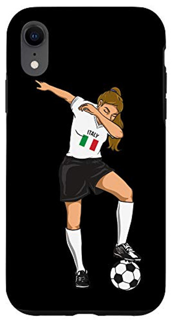 iPhone XR Italy Soccer Fan Football Flag Italian Funny Dabbing Futbol Case iPhone XR Italy Soccer Fan Football Flag Italian Funny Dabbing Futbol Case