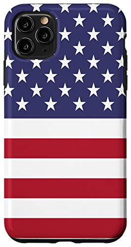 iPhone 11 Pro Max USA Flag Jersey Style American U.S.A. Pride Flags Fan Case