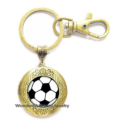 Football Locket Keychain, Soccer Locket Keychain, Soccer mom Gift, Football Fan Gift, Sports Locket Keychain, Soccer Jewellery, Football Jewellery, Football Team?PU155 -Brass- Football Locket Keychain, Soccer Locket Keychain, Soccer mom Gift, Football Fan Gift, Sports Locket Keychain, Soccer Jewellery, Football Jewellery, Football Team?PU155 -Brass-