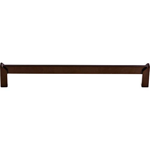 Top Knobs TK237 Meadows Edge 8 Inch Center to Center Handle Cabinet Pull, Oil Rubbed Bronze