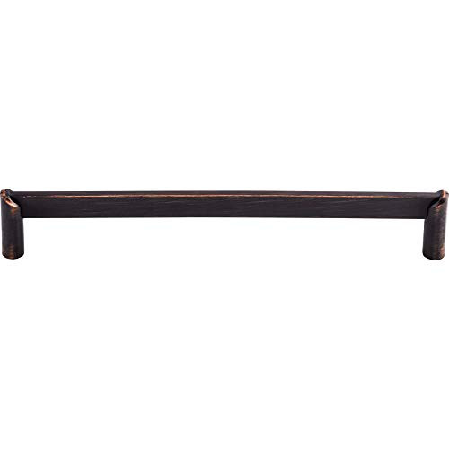 Top Knobs TK241 Meadows Edge 8 Inch Center to Center Handle Cabinet Pull, Tuscan Bronze