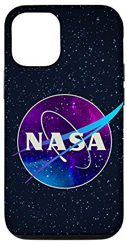 iPhone 12/12 Pro Cool NASA Logo Gradient Purple Outer Space Meatball NASA Case