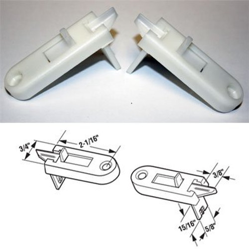 White Window Latch for Keller Tilt Windows Set Warehousesoverstock