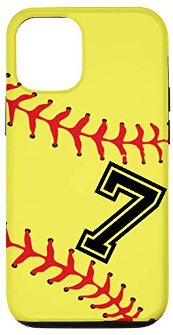 iPhone 12/12 Pro Softball Player -7 Jersey No 7 Number Ball Sports Gift Case iPhone 12/12 Pro Softball Player -7 Jersey No 7 Number Ball Sports Gift Case