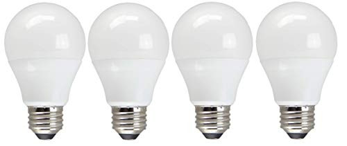 TCP Eco-ave LED 60 Watt Equivalent - 4 Pack - Cool White -4100K- Shatter Resistent - 730 Lumens - 6,000 Hour - Non-Dimmable Light Bulbs