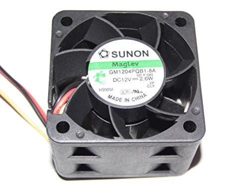 SUNON 4028 GM1204PQB1-8A 12V 2.6W 3Wire Cooling Fan