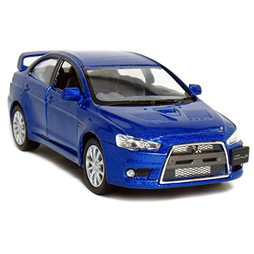 5" 2008 Mitsubishi Lancer Evolution X 1:36 Scale (Blue)