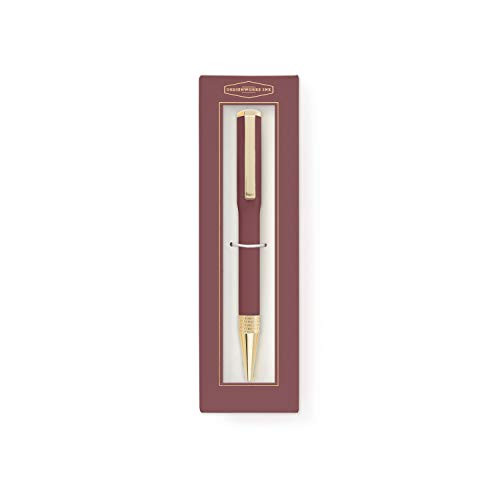 DesignWorks Ink Boxed Retractable Twist Ballpoint Pen, Burgundy