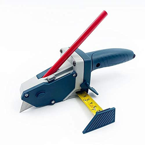 Gypsum Board Cutting Hand Tool Drywall Cutting Artifact Tool with Measuring Tape and Utility Knife to Measure Mark and Cut Drywall Wood