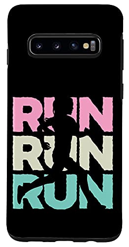 Galaxy S10 Retro RUN Runner Jogger Marathon Vintage for Girls Women Case
