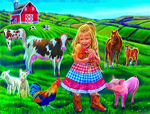 SUNSOUT INC Fun on The Farm 300 pc Jigsaw Puzzle SUNSOUT INC Fun on The Farm 300 pc Jigsaw Puzzle