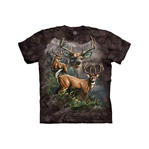 The Mountain Deer Collage Child T-Shirt, Black, Small The Mountain Deer Collage Child T-Shirt, Black, Small