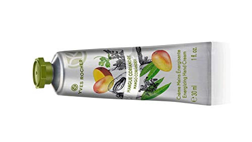Yves Rocher Mango Coriander Energizing Hand Cream 30 ml / 1.0 fl oz -3 Pack- Yves Rocher Mango Coriander Energizing Hand Cream 30 ml / 1.0 fl oz -3 Pack-