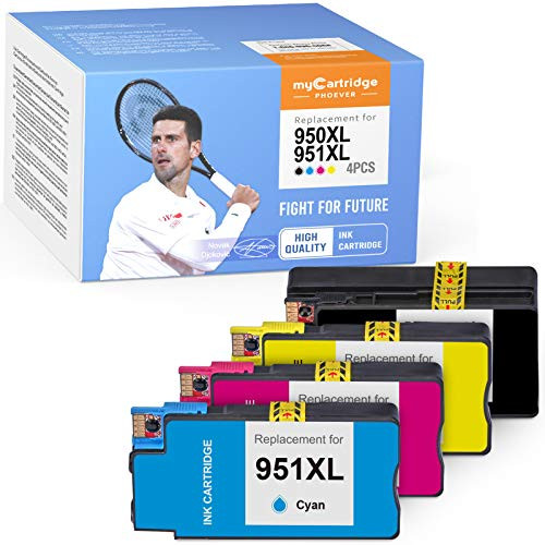 myCartridge PHOEVER Compatible Ink Cartridge Replacement for HP 950XL 951XL 950 XL 951 XL Ink for Officejet Pro 8600 8610 8100 8615 8620 8625 8630 8640 High Yield -Black Cyan Magenta Yellow, 4-Pack- myCartridge PHOEVER Compatible Ink Cartridge Replacement for HP 950XL 951XL 950 XL 951 XL Ink for Officejet Pro 8600 8610 8100 8615 8620 8625 8630 8640 High Yield -Black Cyan Magenta Yellow, 4-Pack-
