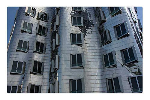 LESGAULEST Doormat Floor Rug/Mat -23.6 x 15.7 inch- - Dusseldorf Port Architecture Building Media Harbour 5 LESGAULEST Doormat Floor Rug/Mat -23.6 x 15.7 inch- - Dusseldorf Port Architecture Building Media Harbour 5