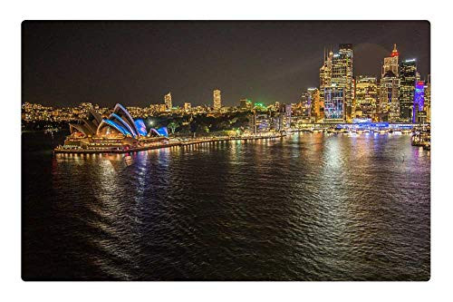 LESGAULEST Doormat Floor Rug/Mat -23.6 x 15.7 inch- - Sydney Australia Sydney Harbour Sydney Opera House LESGAULEST Doormat Floor Rug/Mat -23.6 x 15.7 inch- - Sydney Australia Sydney Harbour Sydney Opera House