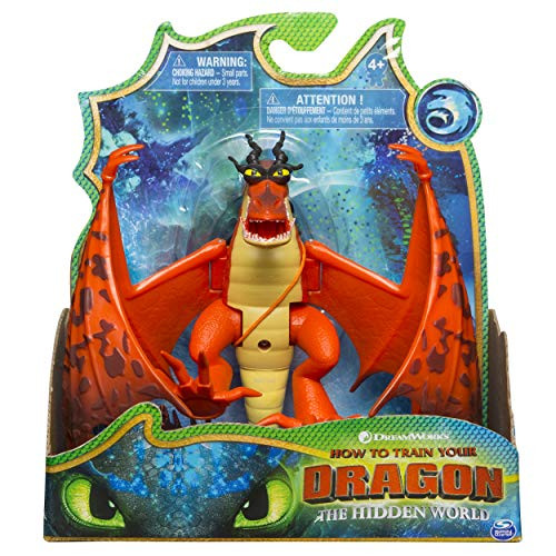 Dreamworks Dragons, Hookfang Dragon Figure with Moving Parts, for Kids Aged 4 and Up