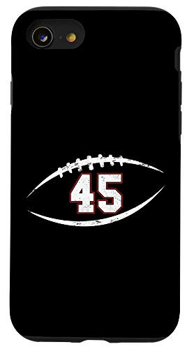 iPhone SE -2020- / 7 / 8 45 Number Vintage Football Player 45 Lucky Number Birthday Case