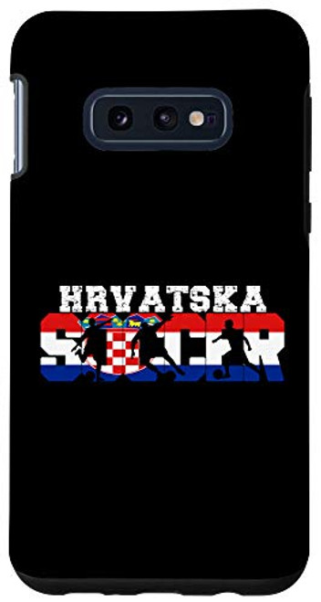 Galaxy S10e Croatian Football Futbol Fan Hrvatska Croatia Soccer Flag Case